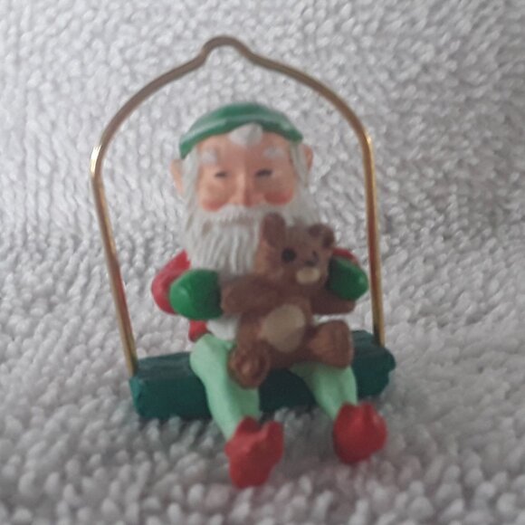 Hallmark Miniature Ornament- Sharing a Ride, 1989, no box - Picture 1 of 3